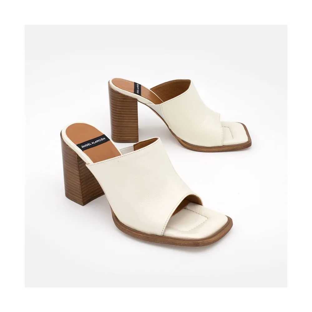 ANGEL ALARCON Abba - Heeled Sandals<Vrouwen Mules