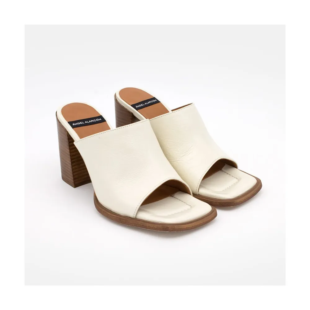 ANGEL ALARCON Abba - Heeled Sandals<Vrouwen Mules