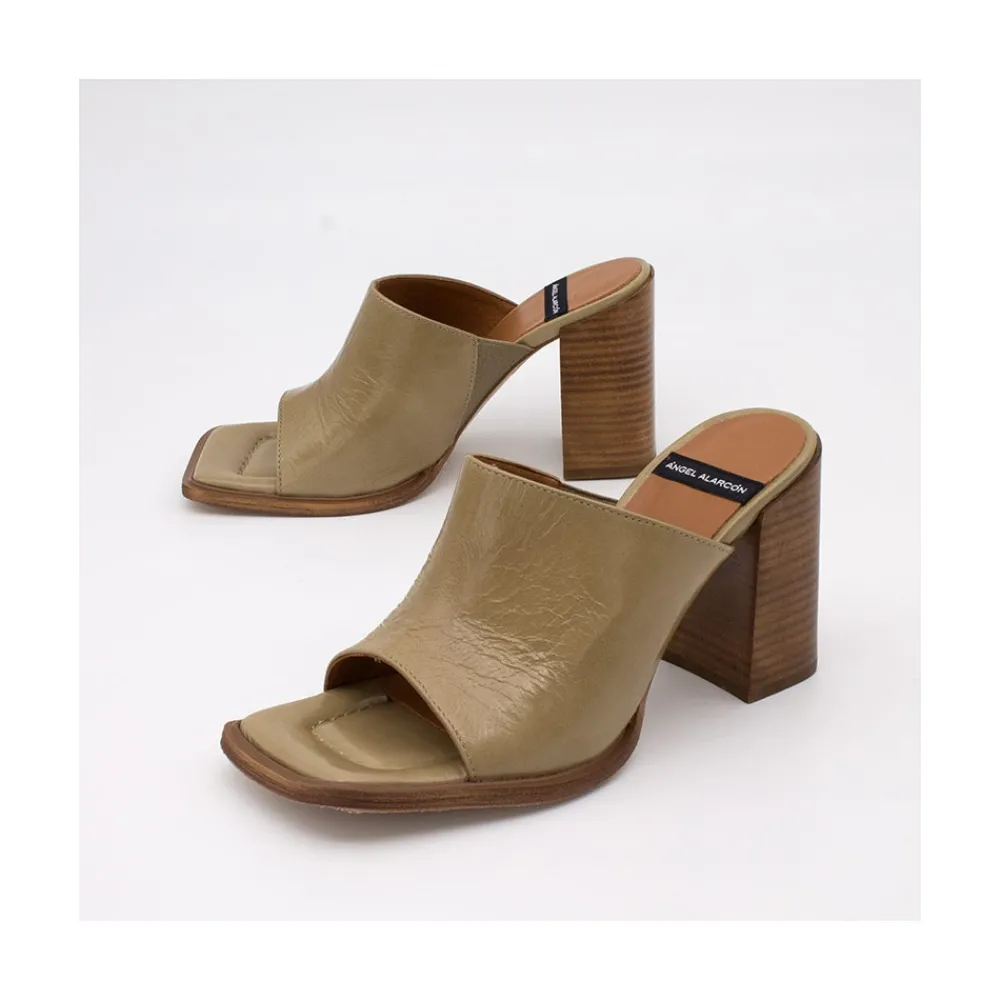 ANGEL ALARCON Abba - Heeled Sandals<Vrouwen Mules