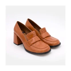 ANGEL ALARCON Abdul - Block Heeled Moccasin Pump With Rounded Shapes<Vrouwen Pumps And High Heels