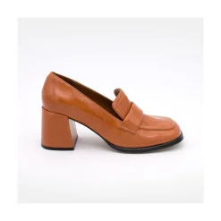 ANGEL ALARCON Abdul - Block Heeled Moccasin Pump With Rounded Shapes<Vrouwen Pumps And High Heels