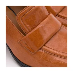 ANGEL ALARCON Abdul - Block Heeled Moccasin Pump With Rounded Shapes<Vrouwen Pumps And High Heels