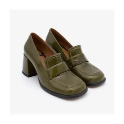 ANGEL ALARCON Abdul - Block Heeled Moccasin Pump With Rounded Toe<Vrouwen Pumps And High Heels