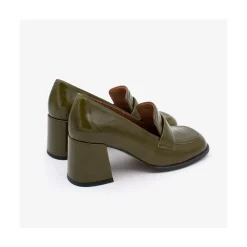 ANGEL ALARCON Abdul - Block Heeled Moccasin Pump With Rounded Toe<Vrouwen Pumps And High Heels