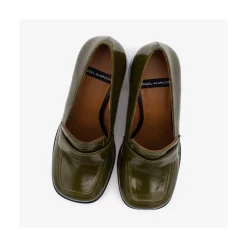 ANGEL ALARCON Abdul - Block Heeled Moccasin Pump With Rounded Toe<Vrouwen Pumps And High Heels
