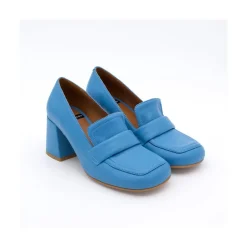 ANGEL ALARCON Abdul - Block Heeled Moccasin Pump With Rounded Shapes<Vrouwen Pumps And High Heels