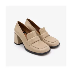 ANGEL ALARCON Abdul - Block Heeled Moccasin Pump With Rounded Toe<Vrouwen Pumps And High Heels