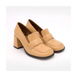 ANGEL ALARCON Abdul - Block Heeled Moccasin Pump With Rounded Shapes<Vrouwen Pumps And High Heels