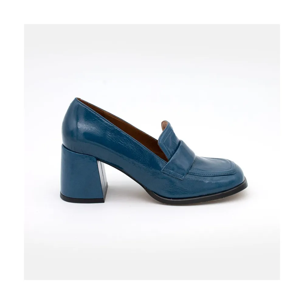 ANGEL ALARCON Abdul - Block Heeled Moccasin Pump With Rounded Shapes<Vrouwen Pumps And High Heels