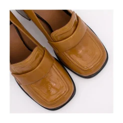 ANGEL ALARCON Abdul - Block Heeled Moccasin Pump With Rounded Shapes<Vrouwen Pumps And High Heels