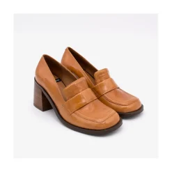 ANGEL ALARCON Abdul Mad - Block Heeled Moccasin Pump With Rounded Toe<Vrouwen Pumps And High Heels