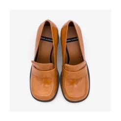 ANGEL ALARCON Abdul Mad - Block Heeled Moccasin Pump With Rounded Toe<Vrouwen Pumps And High Heels