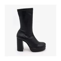 ANGEL ALARCON Anderson - Women S Leather Ankle Boots With High Heel & Platform<Vrouwen Heeled Shoes