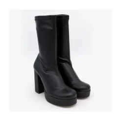 ANGEL ALARCON Anderson - Women S Leather Ankle Boots With High Heel & Platform<Vrouwen Heeled Shoes