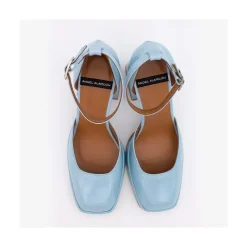 ANGEL ALARCON Anna - Shiny Leather Platform & Heeled Ankle Strap D Orsay<Vrouwen Heeled Shoes