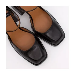 ANGEL ALARCON Anna - Shiny Leather Platform & Heeled Ankle Strap D Orsay<Vrouwen Heeled Shoes