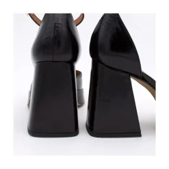 ANGEL ALARCON Anna - Shiny Leather Platform & Heeled Ankle Strap D Orsay<Vrouwen Heeled Shoes