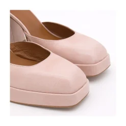 ANGEL ALARCON Anna - Shiny Leather Platform & Heeled Ankle Strap D Orsay<Vrouwen Heeled Shoes