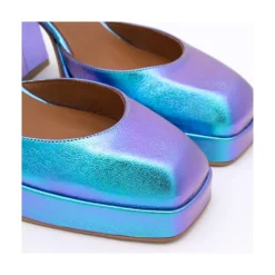 ANGEL ALARCON Badda - Iridiscence Ankle Strap Shoes With Block Heel And Platform<Vrouwen Last Units