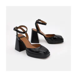 ANGEL ALARCON Badda - Patent Leather Ankle Strap Shoes<Vrouwen Last Units
