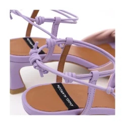 ANGEL ALARCON Brandy - Leather Sandals With Padded Insole<Vrouwen Sandals