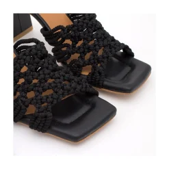ANGEL ALARCON Brigitte - Lace Up Heeled Toe Sandal<Vrouwen Heeled Shoes