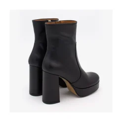 ANGEL ALARCON Cadeo - Women S Leather Ankle Boots With High Heel & Platform<Vrouwen Last Units