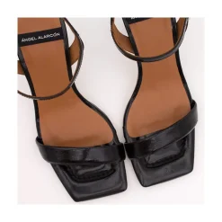 ANGEL ALARCON Carole - Heeled Women S Leather Sandals<Vrouwen Sandals