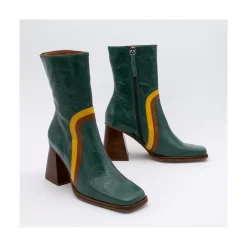 ANGEL ALARCON Celine - Leather Heeled Booties<Vrouwen Heeled Shoes