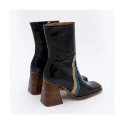 ANGEL ALARCON Celine - Leather Heeled Booties<Vrouwen Last Units