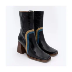 ANGEL ALARCON Celine - Leather Heeled Booties<Vrouwen Last Units
