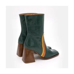 ANGEL ALARCON Celine - Leather Heeled Booties<Vrouwen Heeled Shoes