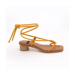 ANGEL ALARCON Christie - Lace-Up Foamed Sandals<Vrouwen Sandals