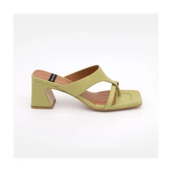 ANGEL ALARCON Claudine - Leather Low Heel Sandal<Vrouwen Sandals