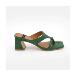 ANGEL ALARCON Claudine - Leather Low Heel Sandal<Vrouwen Sandals