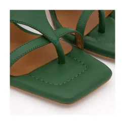 ANGEL ALARCON Claudine - Leather Low Heel Sandal<Vrouwen Sandals