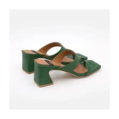 ANGEL ALARCON Claudine - Leather Low Heel Sandal<Vrouwen Sandals