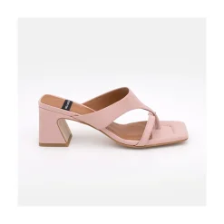 ANGEL ALARCON Claudine - Leather Low Heel Sandal<Vrouwen Sandals