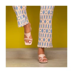ANGEL ALARCON Claudine - Leather Low Heel Sandal<Vrouwen Sandals