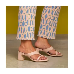 ANGEL ALARCON Claudine - Leather Low Heel Sandal<Vrouwen Sandals