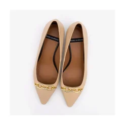 ANGEL ALARCON Darcy - Leather Pointed Toe Pump With Low Heel<Vrouwen Pumps And High Heels