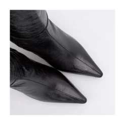 ANGEL ALARCON Deka Line - Metallic Lather Women S Heeled Pointed Toe Boots<Vrouwen Metallized Shoes