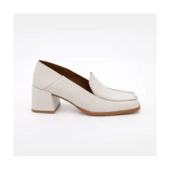 ANGEL ALARCON Deneuve - Heeled Leather Loafer<Vrouwen Mules