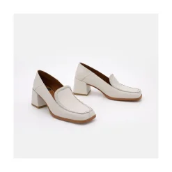 ANGEL ALARCON Deneuve - Heeled Leather Loafer<Vrouwen Mules