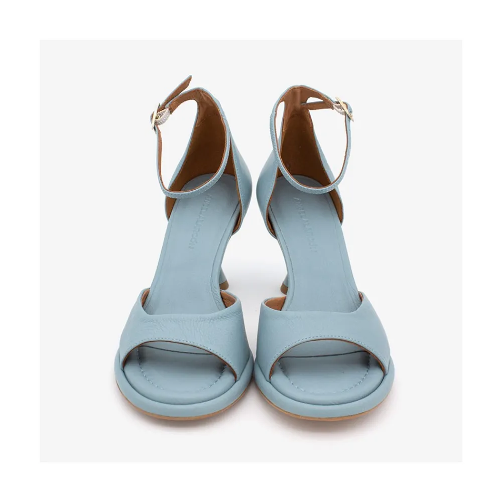 ANGEL ALARCON Dennis - D Orsay Leather Sandals With Desing Cone Heel<Vrouwen Sandals