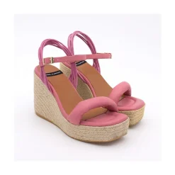 ANGEL ALARCON Diane - Foamed Wedge Leather Sandals<Vrouwen Last Units