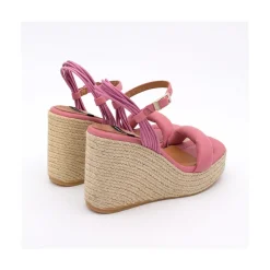 ANGEL ALARCON Diane - Foamed Wedge Leather Sandals<Vrouwen Last Units