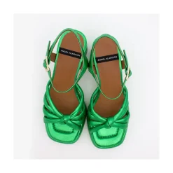 ANGEL ALARCON Estefan - Iridiscence Padded Sandals With Block Heel & Platforms<Vrouwen Sandals