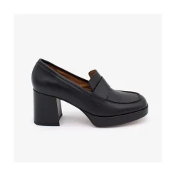 ANGEL ALARCON Gadea - Women S Leather Mocassin With Heel & Platform<Vrouwen Moccasins
