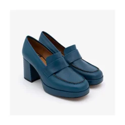 ANGEL ALARCON Gadea - Women S Leather Mocassin With Heel & Platform<Vrouwen Moccasins
